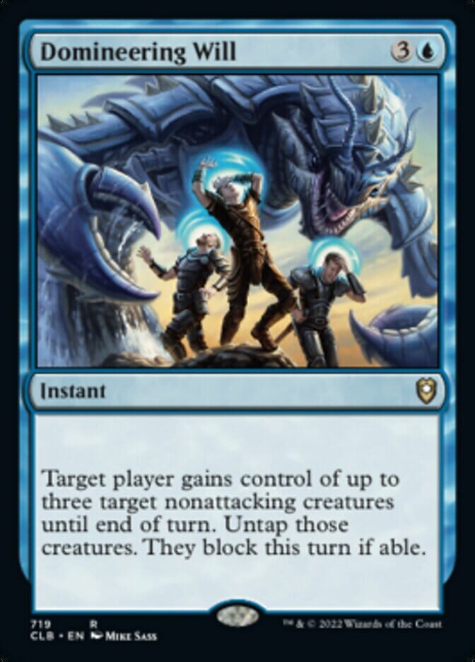 Domineering Will [Commander Legends: Battle for Baldur's Gate] MTG Single Magic: The Gathering  | Multizone: Comics And Games