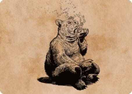 Wilson, Refined Grizzly Art Card [Commander Legends: Battle for Baldur's Gate Art Series] MTG Single Magic: The Gathering  | Multizone: Comics And Games