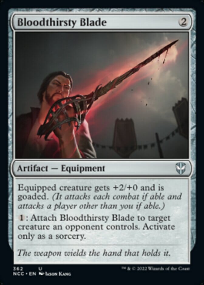 Bloodthirsty Blade [Streets of New Capenna Commander] MTG Single Magic: The Gathering  | Multizone: Comics And Games