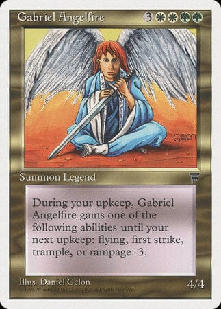 Gabriel Angelfire [Chronicles] MTG Single Magic: The Gathering  | Multizone: Comics And Games