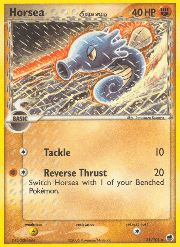 Horsea (31/101) (Delta Species) [EX: Dragon Frontiers] Pokemon Single Pokémon  | Multizone: Comics And Games