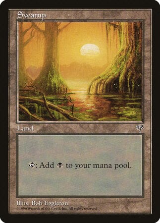 Swamp (Mossy Roots) [Mirage] MTG Single Magic: The Gathering  | Multizone: Comics And Games