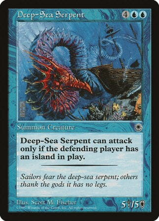 Deep-Sea Serpent [Portal] MTG Single Magic: The Gathering  | Multizone: Comics And Games