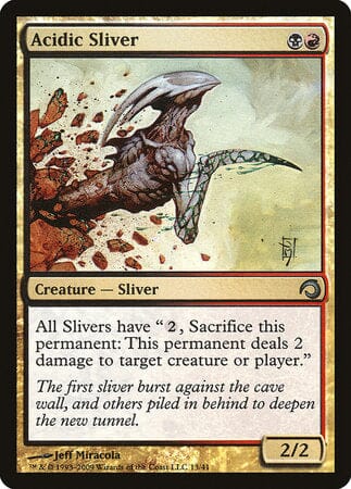 Acidic Sliver [Premium Deck Series: Slivers] MTG Single Magic: The Gathering  | Multizone: Comics And Games