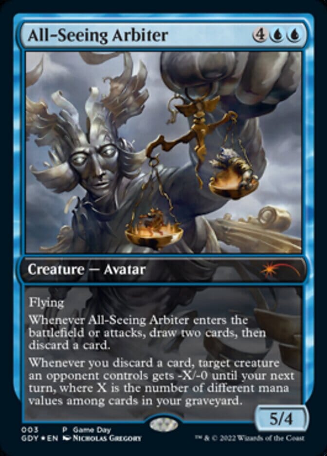 All-Seeing Arbiter [Game Day 2022] MTG Single Magic: The Gathering  | Multizone: Comics And Games