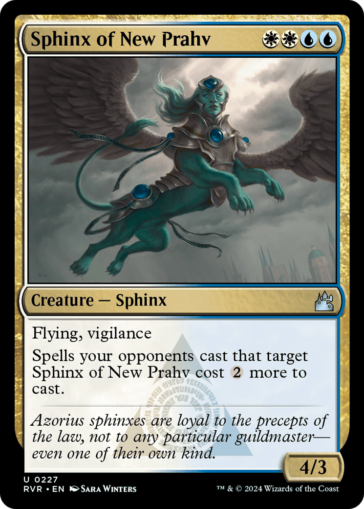 Sphinx of New Prahv [Ravnica Remastered] MTG Single Magic: The Gathering  | Multizone: Comics And Games