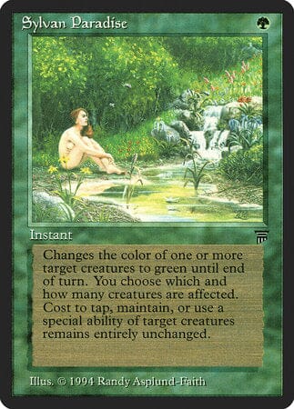 Sylvan Paradise [Legends] MTG Single Magic: The Gathering  | Multizone: Comics And Games