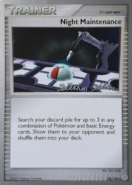 Night Maintenance (120/132) (Luxdrill - Stephen Silvestro) [World Championships 2009] Pokemon Single Pokémon  | Multizone: Comics And Games