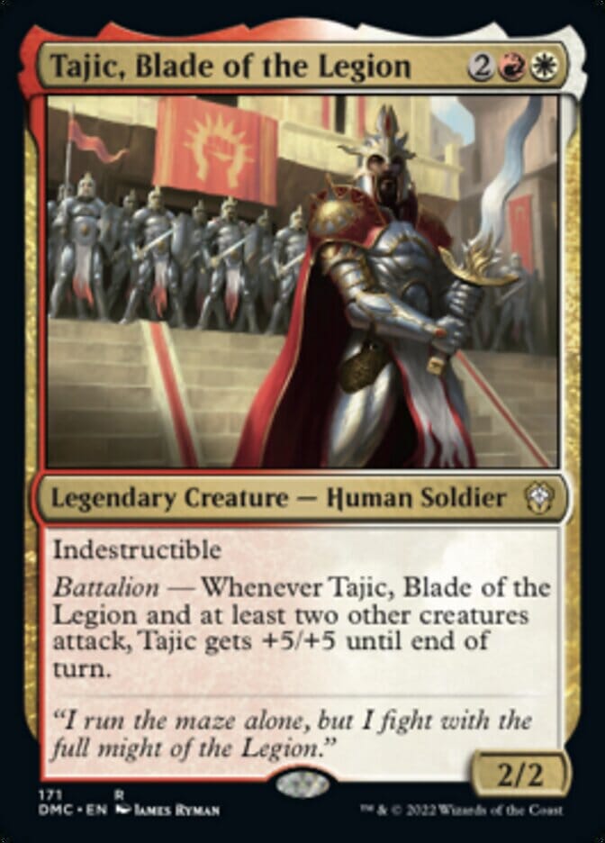 Tajic, Blade of the Legion [Dominaria United Commander] MTG Single Magic: The Gathering  | Multizone: Comics And Games