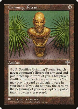 Grinning Totem [Mirage] MTG Single Magic: The Gathering  | Multizone: Comics And Games