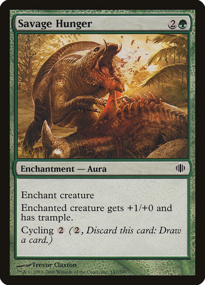 Savage Hunger [Shards of Alara] MTG Single Magic: The Gathering  | Multizone: Comics And Games