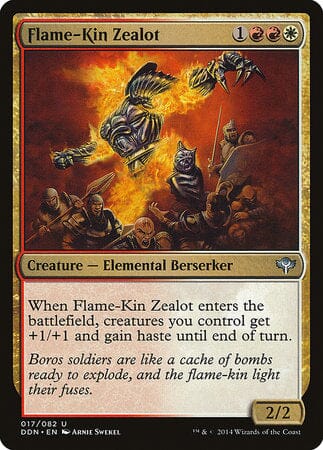 Flame-Kin Zealot [Duel Decks: Speed vs. Cunning] MTG Single Magic: The Gathering  | Multizone: Comics And Games