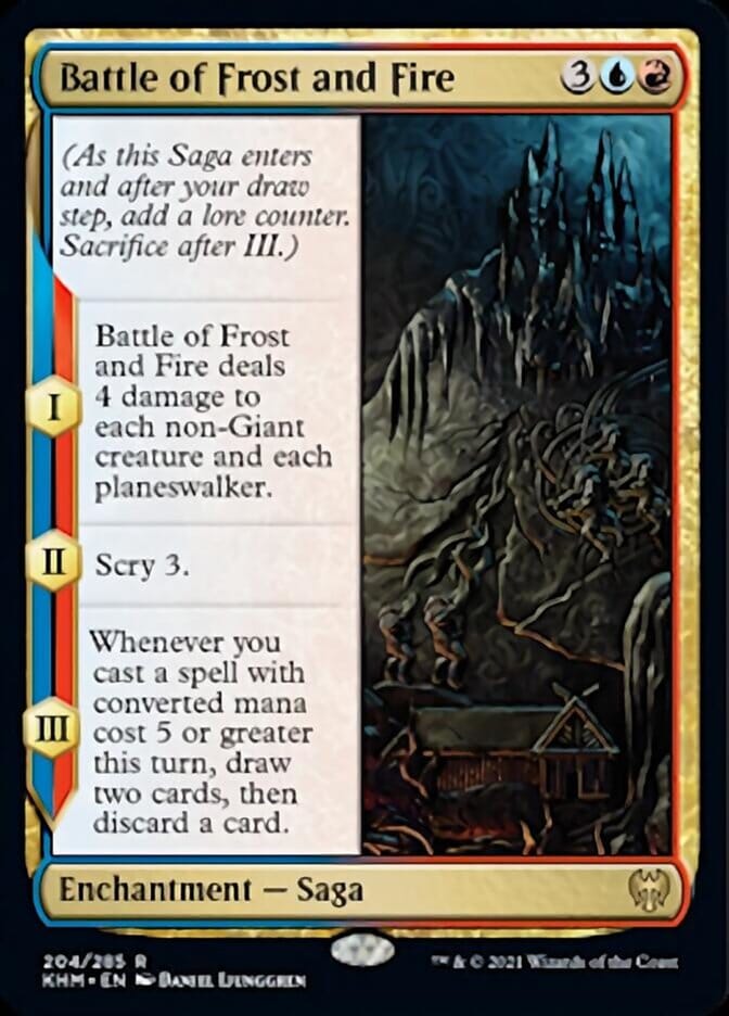 Battle of Frost and Fire [Kaldheim] MTG Single Magic: The Gathering  | Multizone: Comics And Games