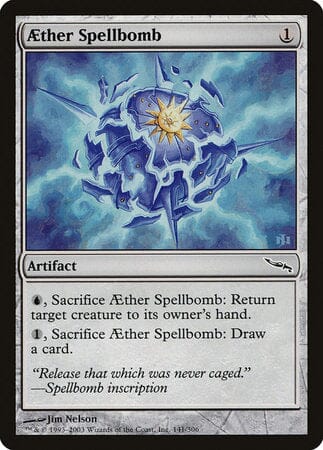 Aether Spellbomb [Mirrodin] MTG Single Magic: The Gathering  | Multizone: Comics And Games