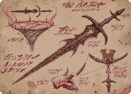 Blackblade Reforged Art Card [The Brothers' War Art Series] MTG Single Magic: The Gathering  | Multizone: Comics And Games