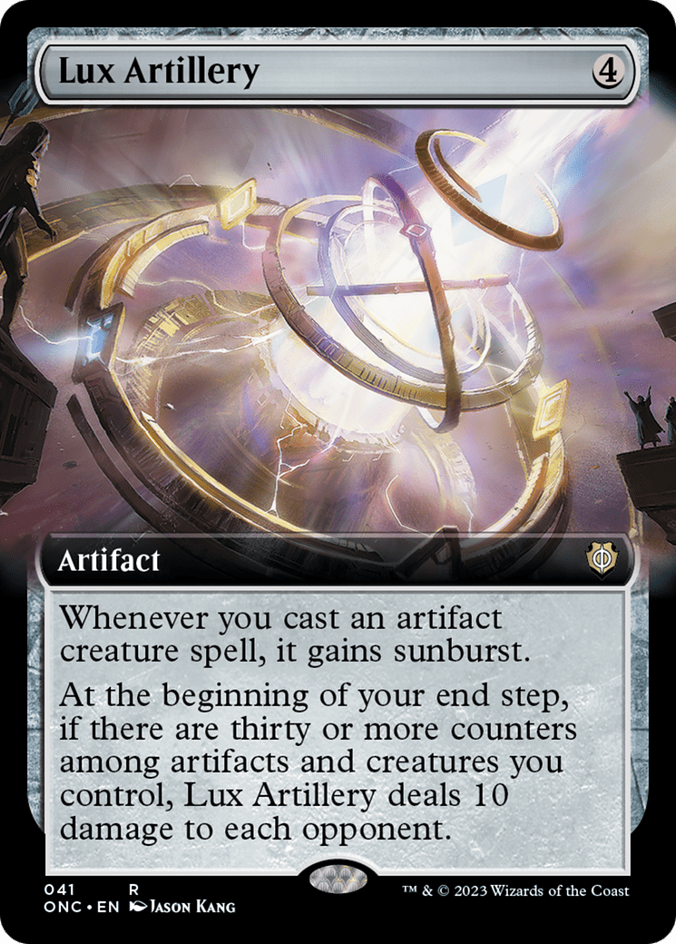 Lux Artillery (Extended Art) [Phyrexia: All Will Be One Commander] | Multizone: Comics And Games
