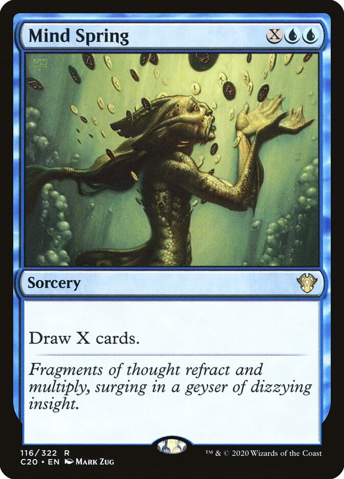 Mind Spring [Commander 2020] MTG Single Magic: The Gathering  | Multizone: Comics And Games