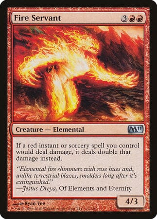 Fire Servant [Magic 2011] MTG Single Magic: The Gathering  | Multizone: Comics And Games