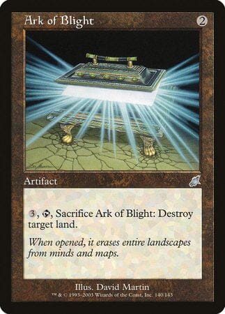 Ark of Blight [Scourge] MTG Single Magic: The Gathering  | Multizone: Comics And Games