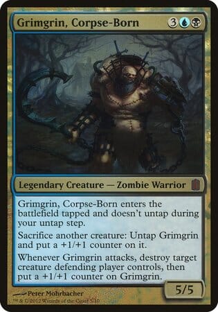 Grimgrin, Corpse-Born (Commander's Arsenal) [Commander's Arsenal Oversized] MTG Single Magic: The Gathering  | Multizone: Comics And Games