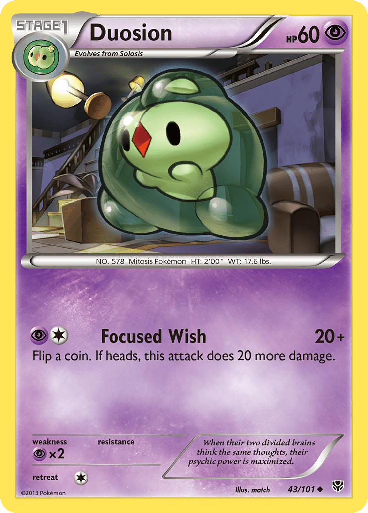 Duosion (43/101) [Black & White: Plasma Blast] Pokemon Single Pokémon  | Multizone: Comics And Games