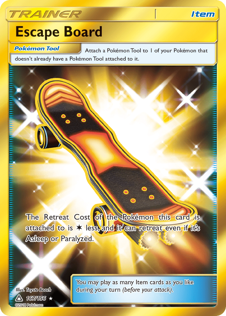 Escape Board (167/156) [Sun & Moon: Ultra Prism] Pokemon Single Pokémon  | Multizone: Comics And Games