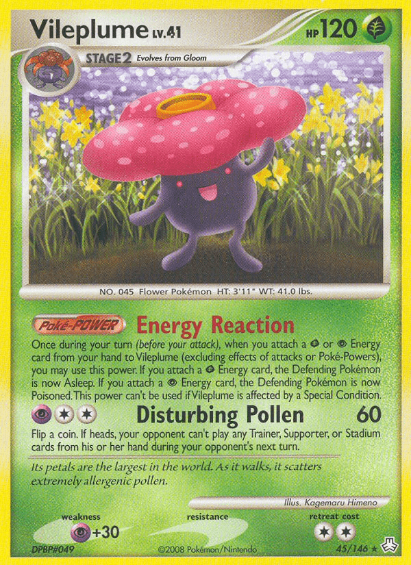 Vileplume (45/146) [Diamond & Pearl: Legends Awakened] Pokemon Single Pokémon  | Multizone: Comics And Games