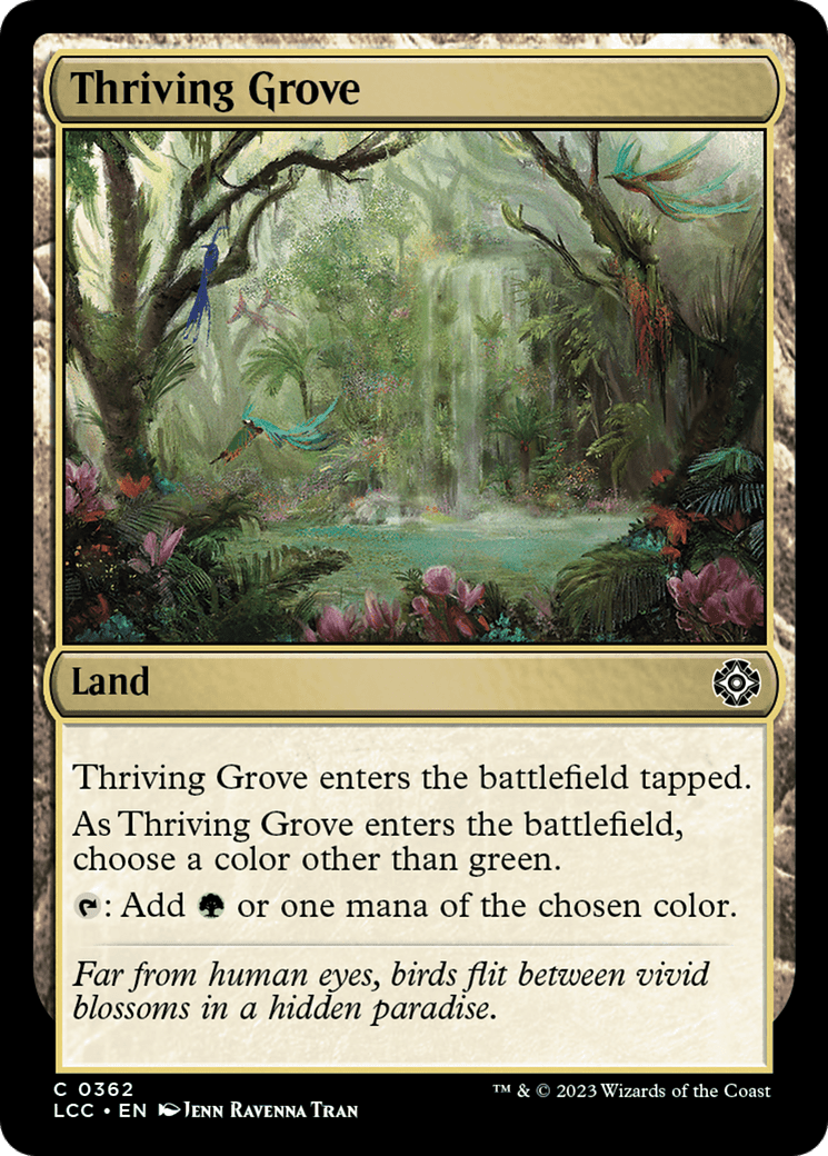 Thriving Grove [The Lost Caverns of Ixalan Commander] MTG Single Magic: The Gathering  | Multizone: Comics And Games