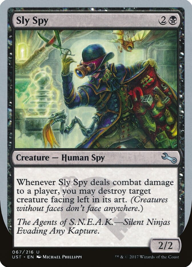 Sly Spy ("Silent Ninjas Evading Any Kapture") [Unstable] MTG Single Magic: The Gathering  | Multizone: Comics And Games