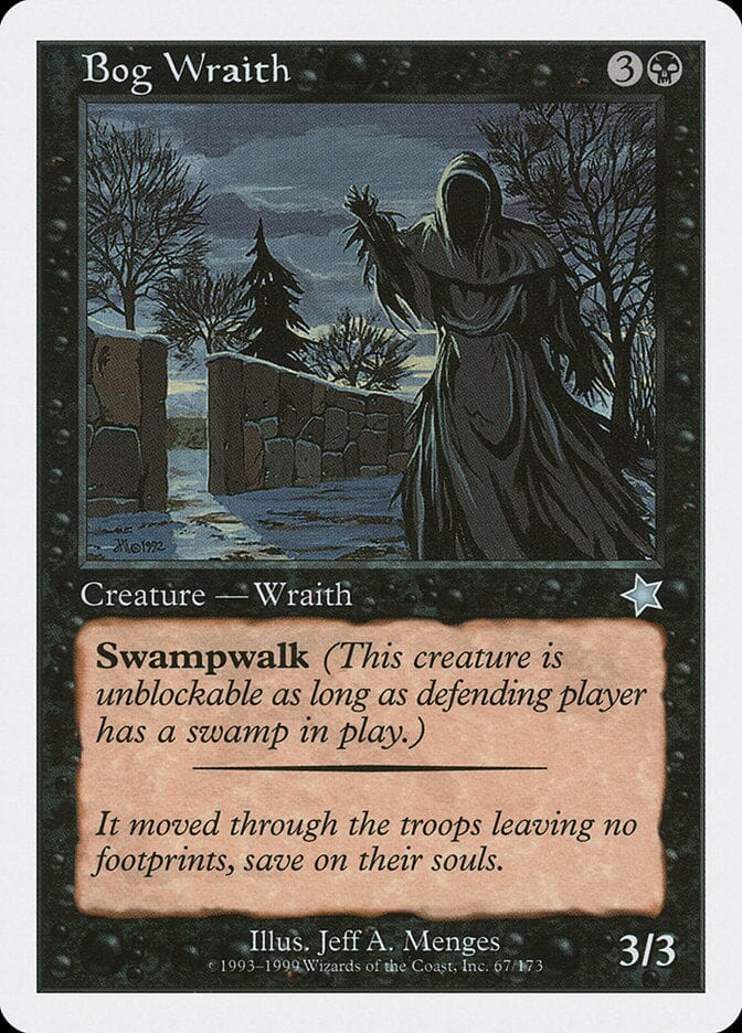 Bog Wraith [Starter 1999] MTG Single Magic: The Gathering  | Multizone: Comics And Games