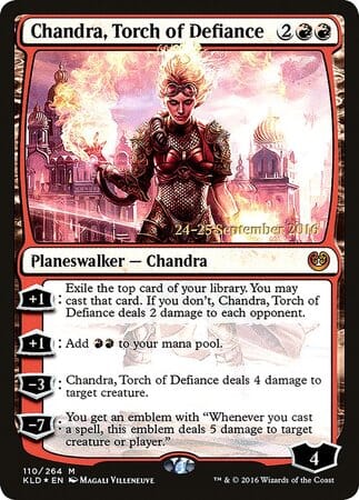 Chandra, Torch of Defiance [Kaladesh Promos] MTG Single Magic: The Gathering  | Multizone: Comics And Games