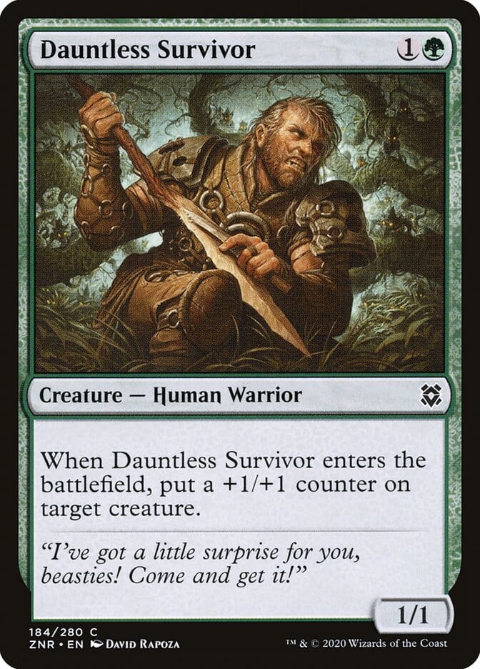 Dauntless Survivor [Zendikar Rising] MTG Single Magic: The Gathering  | Multizone: Comics And Games