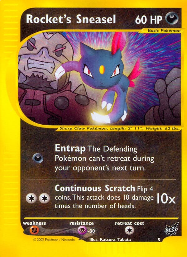 Rocket's Sneasel (5) [Best of Promos] Pokemon Single Pokémon  | Multizone: Comics And Games
