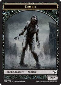 Zombie // Angel Double-sided Token [Commander 2018 Tokens] MTG Single Magic: The Gathering  | Multizone: Comics And Games
