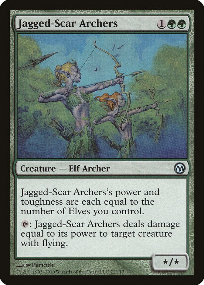Jagged-Scar Archers [Duels of the Planeswalkers] MTG Single Magic: The Gathering  | Multizone: Comics And Games