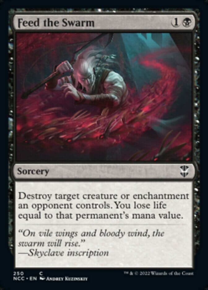 Feed the Swarm [Streets of New Capenna Commander] MTG Single Magic: The Gathering  | Multizone: Comics And Games