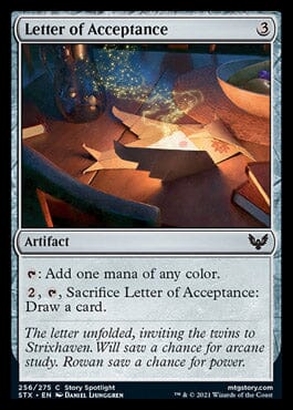 Letter of Acceptance [Strixhaven: School of Mages] MTG Single Magic: The Gathering  | Multizone: Comics And Games
