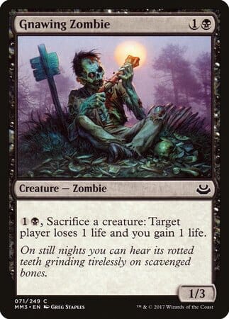 Gnawing Zombie [Modern Masters 2017] MTG Single Magic: The Gathering  | Multizone: Comics And Games