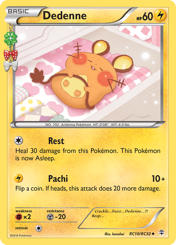 Dedenne (RC10/RC32) [XY: Generations] Pokemon Single Pokémon  | Multizone: Comics And Games