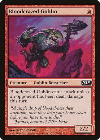 Bloodcrazed Goblin [Magic 2011] MTG Single Magic: The Gathering  | Multizone: Comics And Games