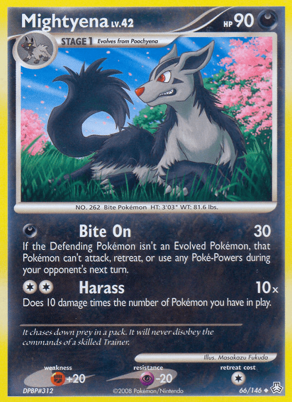 Mightyena (66/146) [Diamond & Pearl: Legends Awakened] Pokemon Single Pokémon  | Multizone: Comics And Games