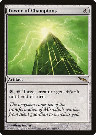 Tower of Champions [Mirrodin] MTG Single Magic: The Gathering  | Multizone: Comics And Games