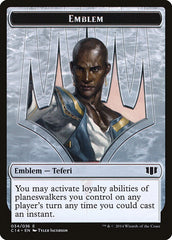 Teferi, Temporal Archmage Emblem // Zombie (011/036) Double-sided Token [Commander 2014 Tokens] MTG Single Magic: The Gathering  | Multizone: Comics And Games