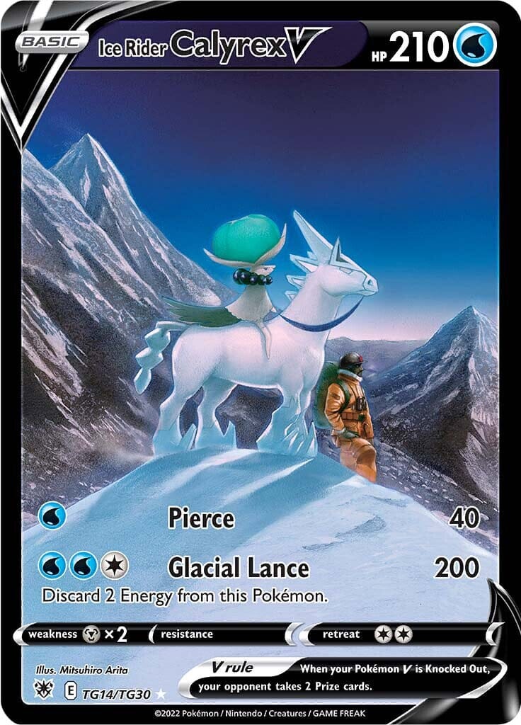Ice Rider Calyrex V (TG14/TG30) [Sword & Shield: Astral Radiance] Pokemon Single Pokémon  | Multizone: Comics And Games