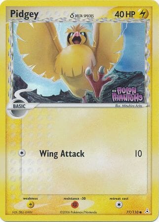 Pidgey (77/110) (Delta Species) (Stamped) [EX: Holon Phantoms] Pokemon Single Pokémon  | Multizone: Comics And Games