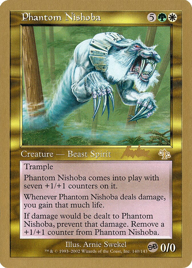 Phantom Nishoba (Brian Kibler) (SB) [World Championship Decks 2002] MTG Single Magic: The Gathering  | Multizone: Comics And Games