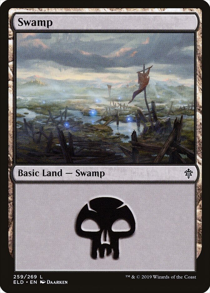 Swamp (259) [Throne of Eldraine] MTG Single Magic: The Gathering  | Multizone: Comics And Games