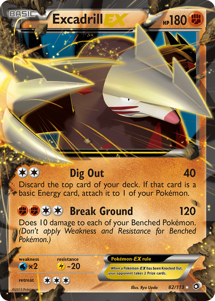 Excadrill EX (82/113) [Black & White: Legendary Treasures] Pokemon Single Pokémon  | Multizone: Comics And Games