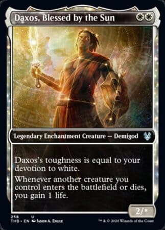 Daxos, Blessed by the Sun (Showcase) [Theros Beyond Death] MTG Single Magic: The Gathering  | Multizone: Comics And Games