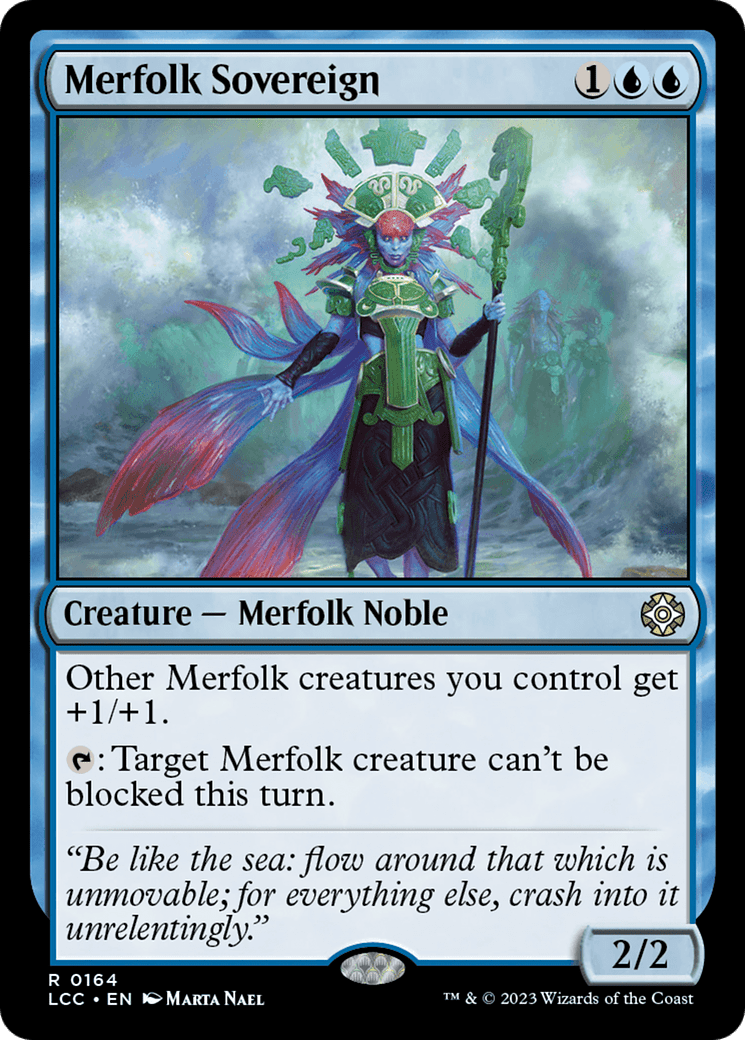 Merfolk Sovereign [The Lost Caverns of Ixalan Commander] MTG Single Magic: The Gathering  | Multizone: Comics And Games